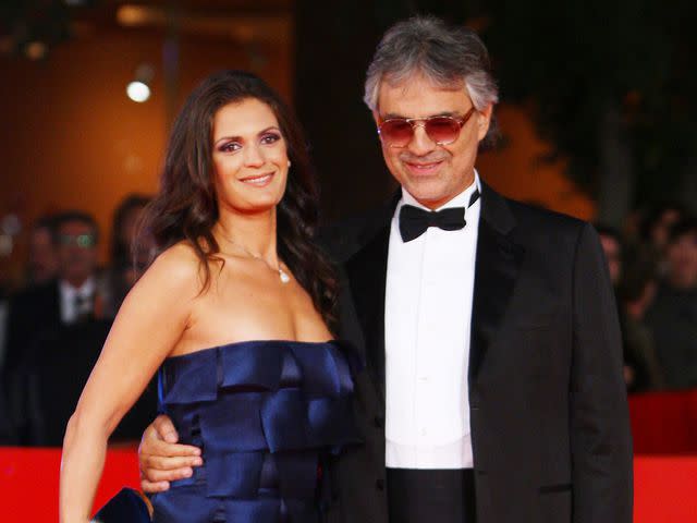 Vittorio Zunino Celotto/Getty Andrea Bocelli and his wife Veronica Berti Bocelli at the premiere of 'The City Of Your Final Destination'