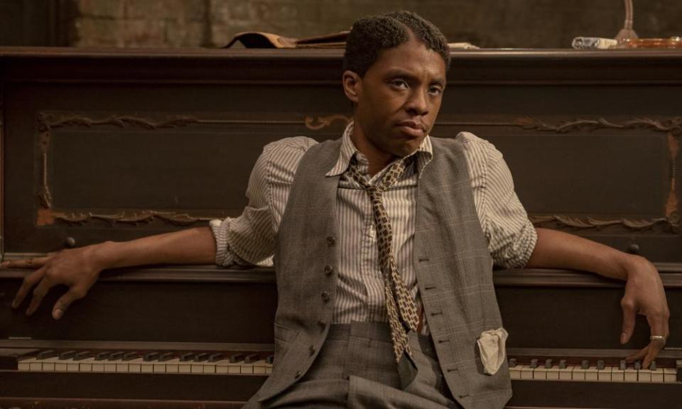 Chadwick Boseman in Ma Rainey’s Black Bottom.