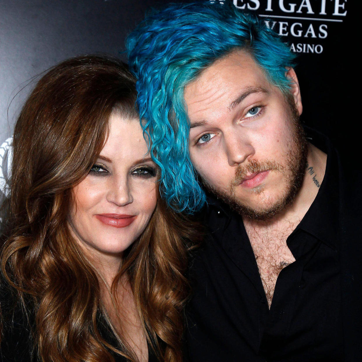 Benjamin Keough and Lisa Marie Presley (MJT/AdMedia/MediaPunch via Alamy)