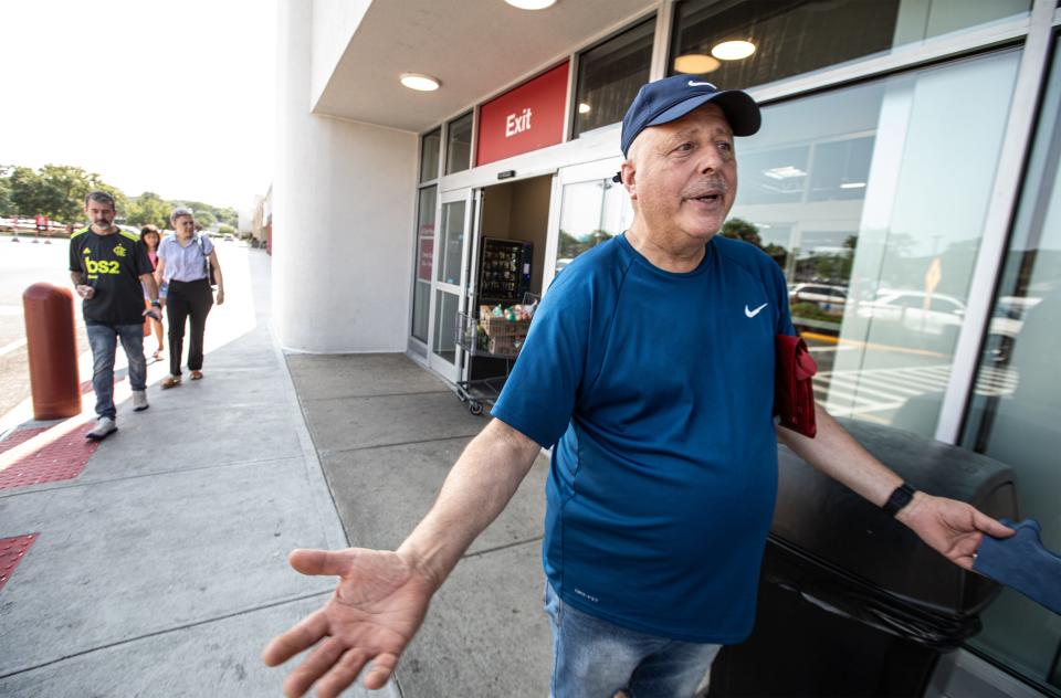 Anthony Vespa,. 62, a retired New York City police officer and Bronxville resident said that after the assassination attempt on former President Donald Trump, "everybody should unite together and have peace, that's all." Vespa spoke outside BJ's Wholesale Club in Greenburgh July 14, 2024, one day after former President Donald Trump was grazed by a bullet during an assassination attempt at a campaign rally in Pennsylvania.