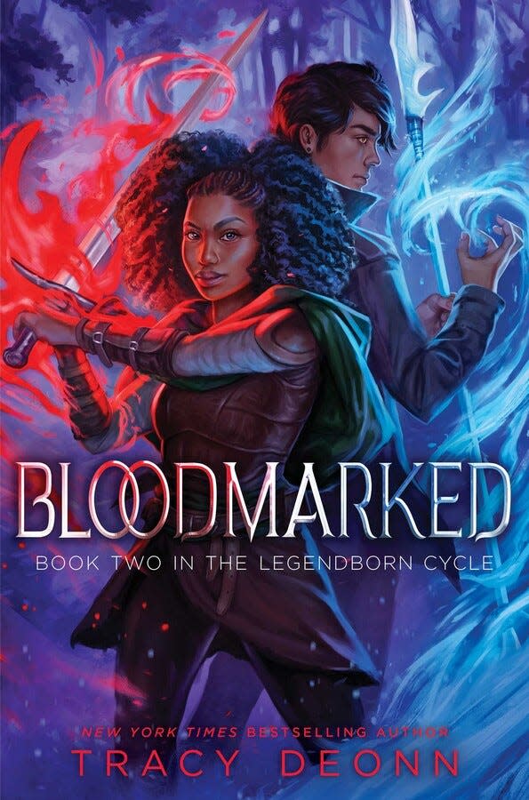 "Bloodmarked," by Tracy Deonn, the second book in her Legendborn Cycle series.