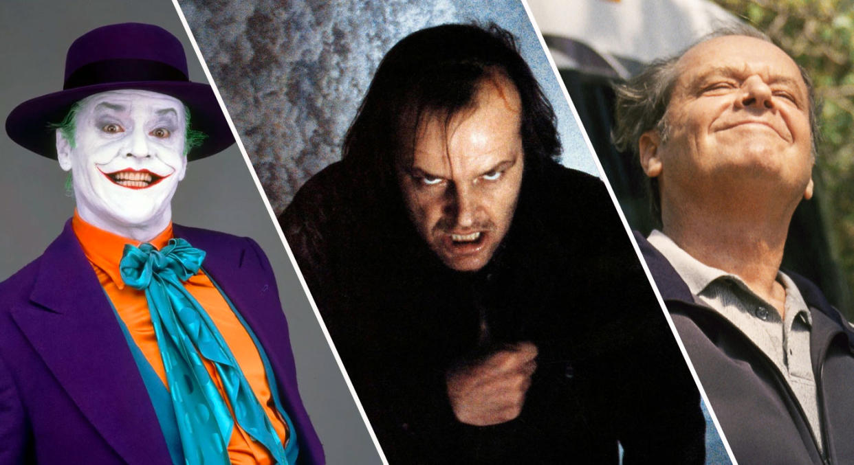 Jack Nicholson's best movie roles include Batman, The Shining, and About Schmidt. (Warner Bros.)