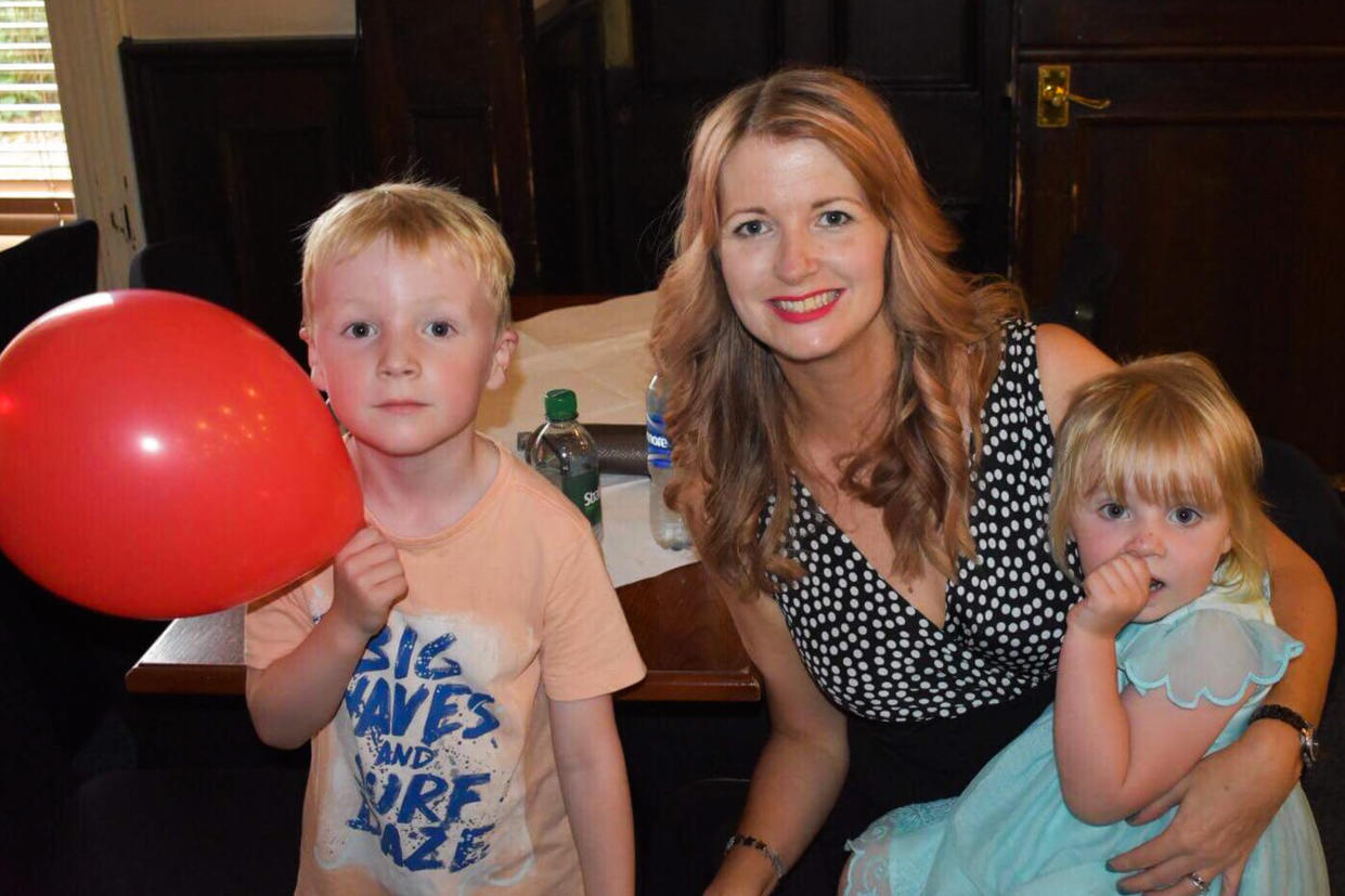 Tait's supermarket weekly shop now only costs £70, so the family of four – husband Alan and their two children, Bradley, nine and Naomi, six, eat for just £10 a day. (Mercury Press)