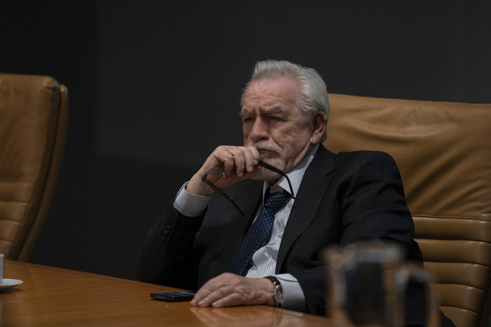 This image released by HBO shows Brian Cox in the final season of "Succession." (HBO via AP)
