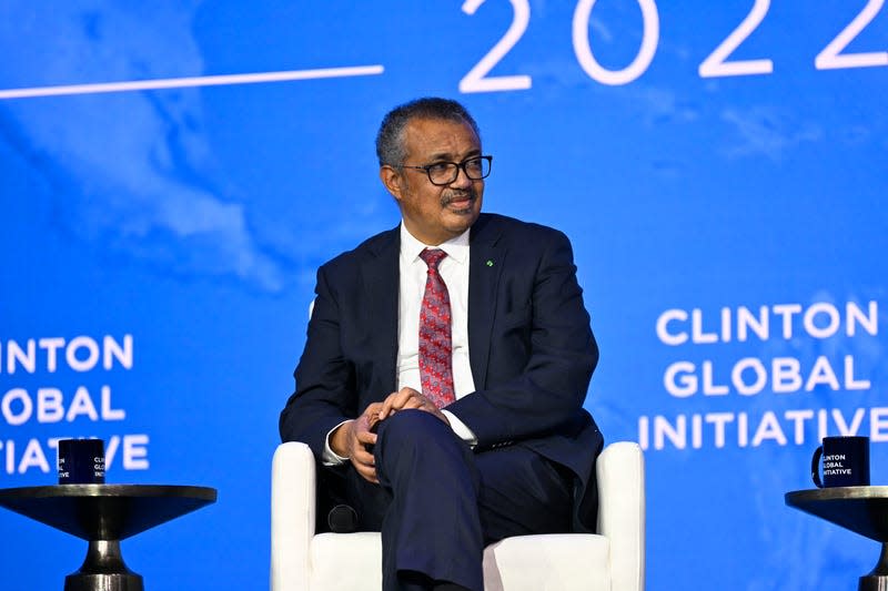 NEW YORK, NEW YORK - SEPTEMBER 20: Tedros Adhanom Ghebreyesus attends the Clinton Global Initiative September 2022 Meeting at New York Hilton Midtown on September 20, 2022 in New York City. 