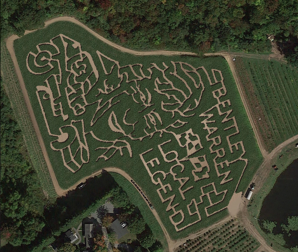 <p>Not just a corn maze, but a <em>haunted</em> corn maze! <a href="https://www.connorsfarm.com/" rel="nofollow noopener" target="_blank" data-ylk="slk:Connors Farm;elm:context_link;itc:0;sec:content-canvas" class="link ">Connors Farm</a>'s impressive attraction can be enjoyed by the whole family during day, but you'll want to leave your kids at home for the spookier weekend offerings, which take place at night.</p><p><a class="link " href="https://go.redirectingat.com?id=74968X1596630&url=https%3A%2F%2Fwww.tripadvisor.com%2FAttraction_Review-g41519-d7082377-Reviews-Connors_Farm-Danvers_Massachusetts.html&sref=https%3A%2F%2Fwww.countryliving.com%2Flife%2Ftravel%2Fg22717241%2Fcorn-maze-near-me%2F" rel="nofollow noopener" target="_blank" data-ylk="slk:PLAN YOUR TRIP;elm:context_link;itc:0;sec:content-canvas">PLAN YOUR TRIP</a></p>