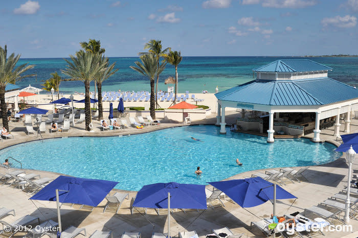 The Pool at the Sheraton Nassau Beach Resort; Bahamas