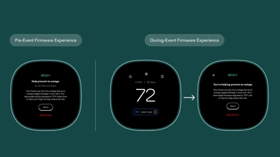 Ecobee thermostat