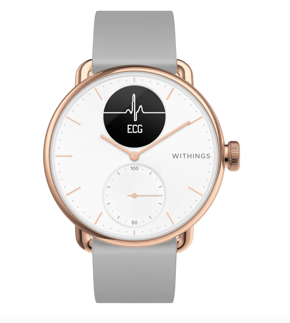 Withings ScanWatch in rose gold