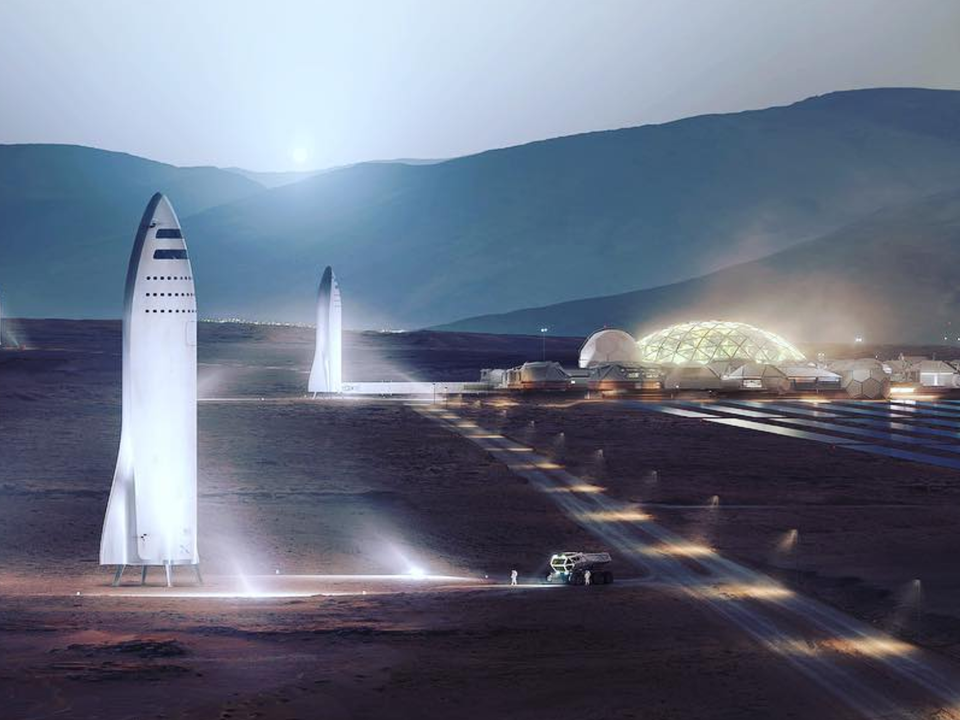 SpaceX CEO Elon Musk plans to make humanity multi-planetary by colonising Mars (SpaceX)