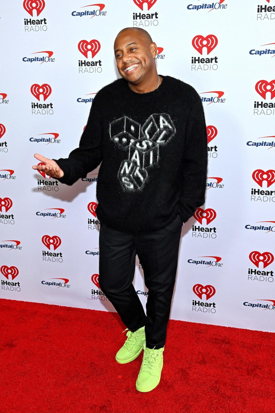 Maxwell at Z100's iHeartRadio Jingle Ball in New York City on December 9, 2022.
