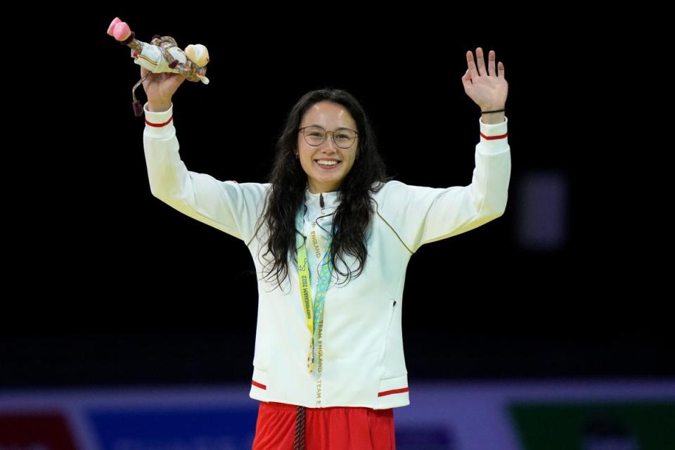 Alice Tai won gold just months after having her leg amputated below the knee (Tim Goode/PA) (PA Wire)