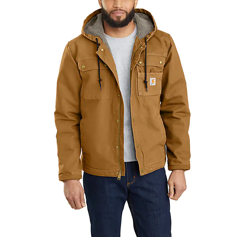 Carhartt Relaxed Fit Duck Sherpa-Lined Utility Jacket