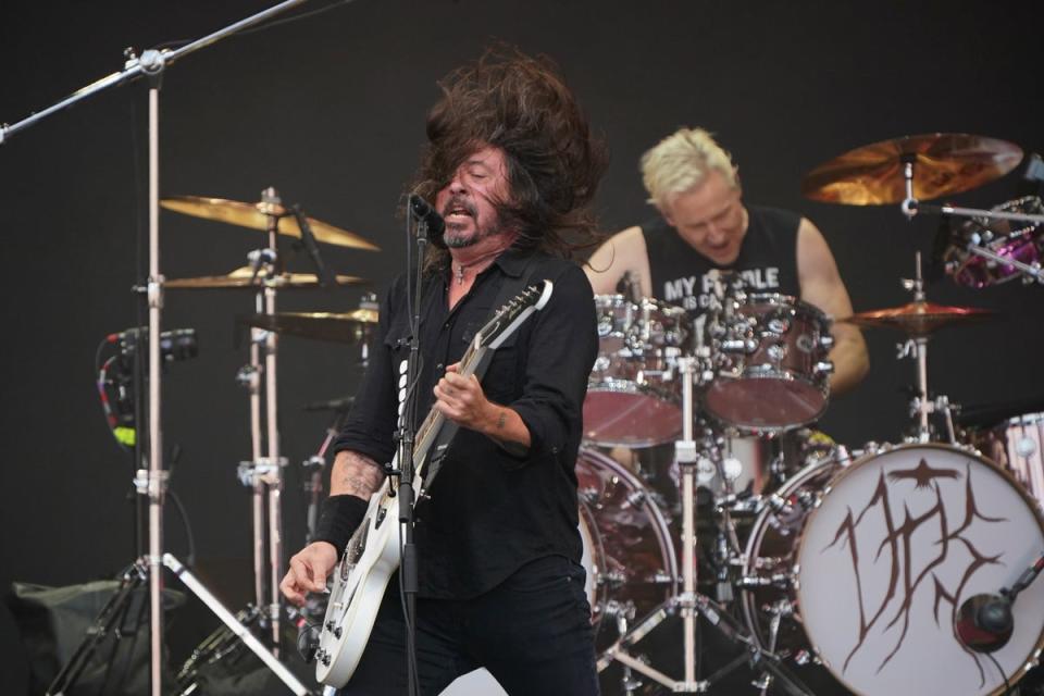 Foo Fighters play Glastonbury 2023 (PA Wire)