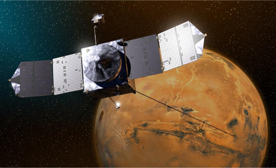 mars spacecraft satellite maven nasa