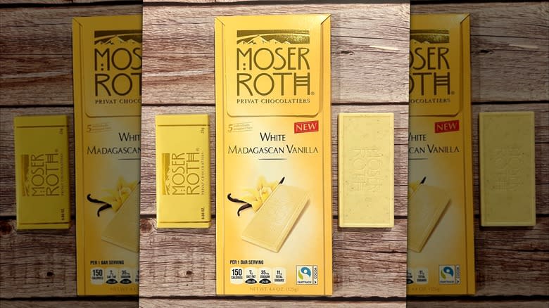 Moser-Roth Madagascan Vanilla chocolate bar