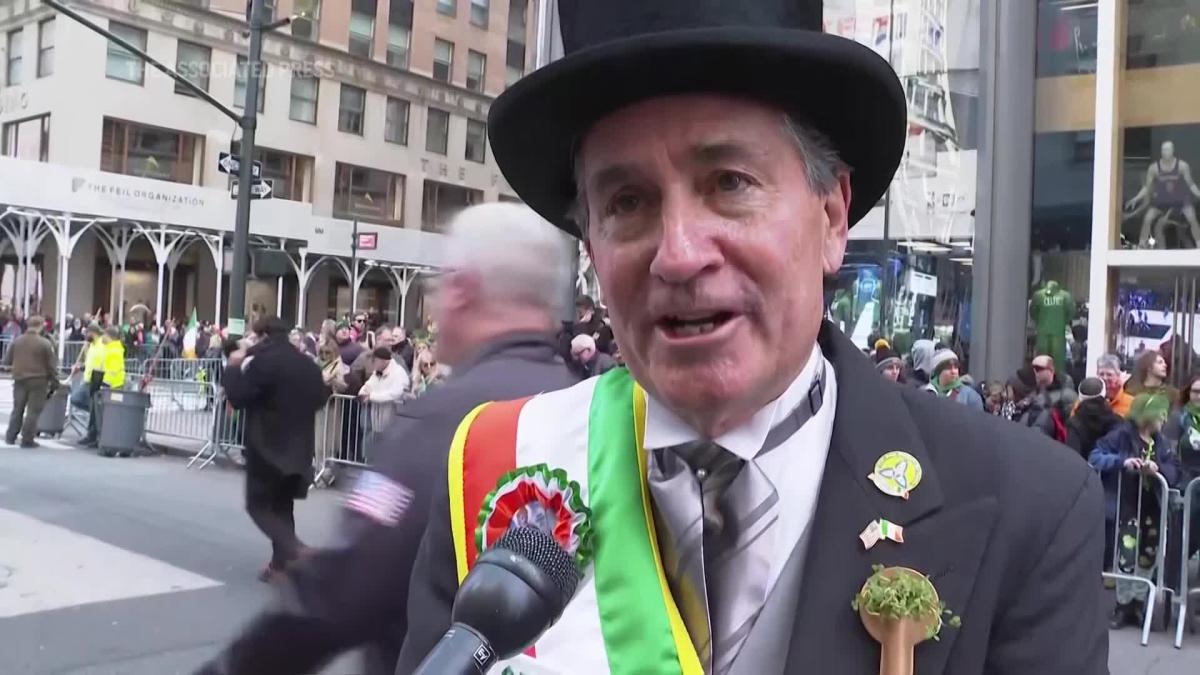 St. Patrick's Day celebrated in New York City