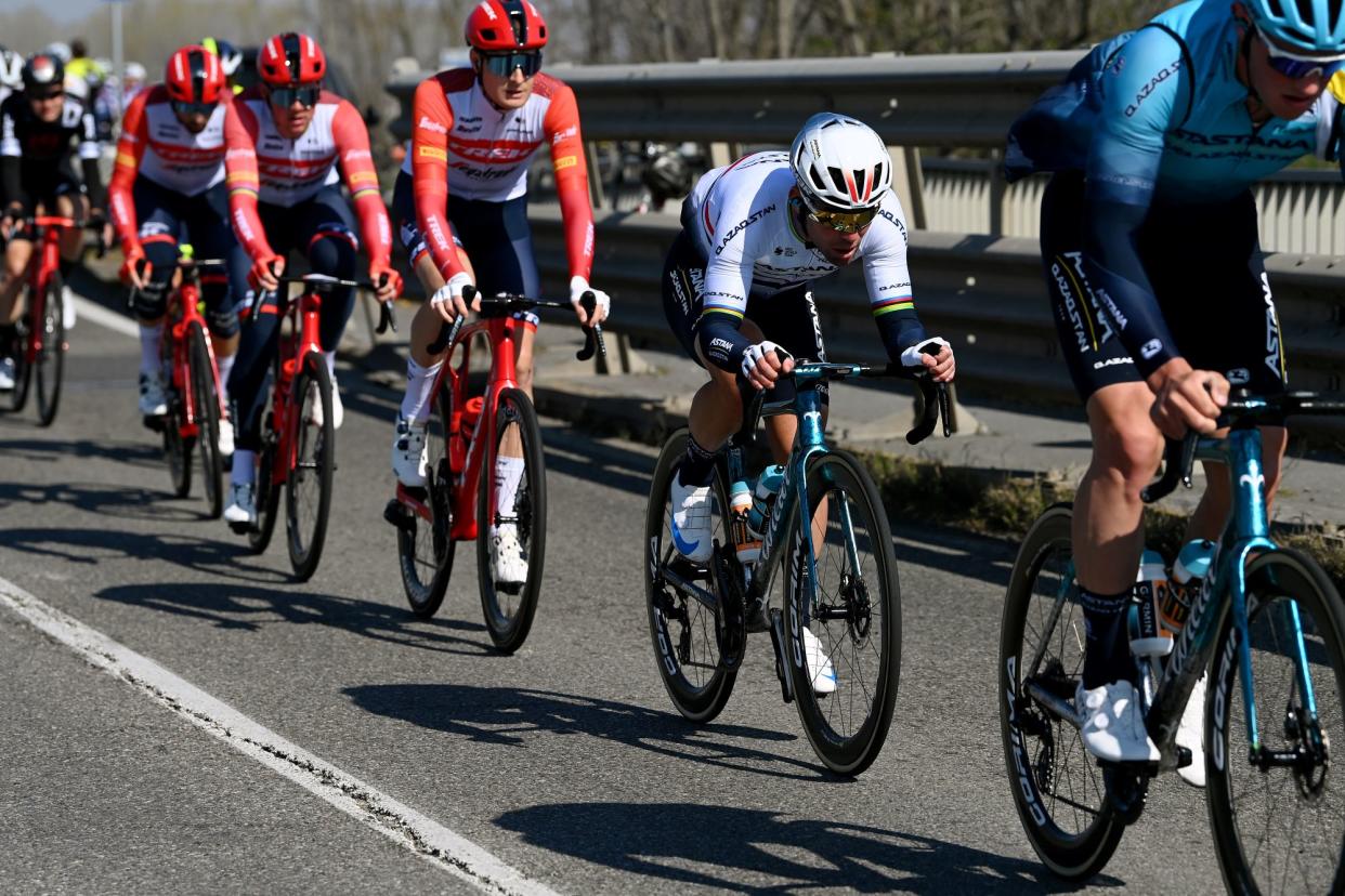  mark Cavendish at Milan-SanRemo for Astana 