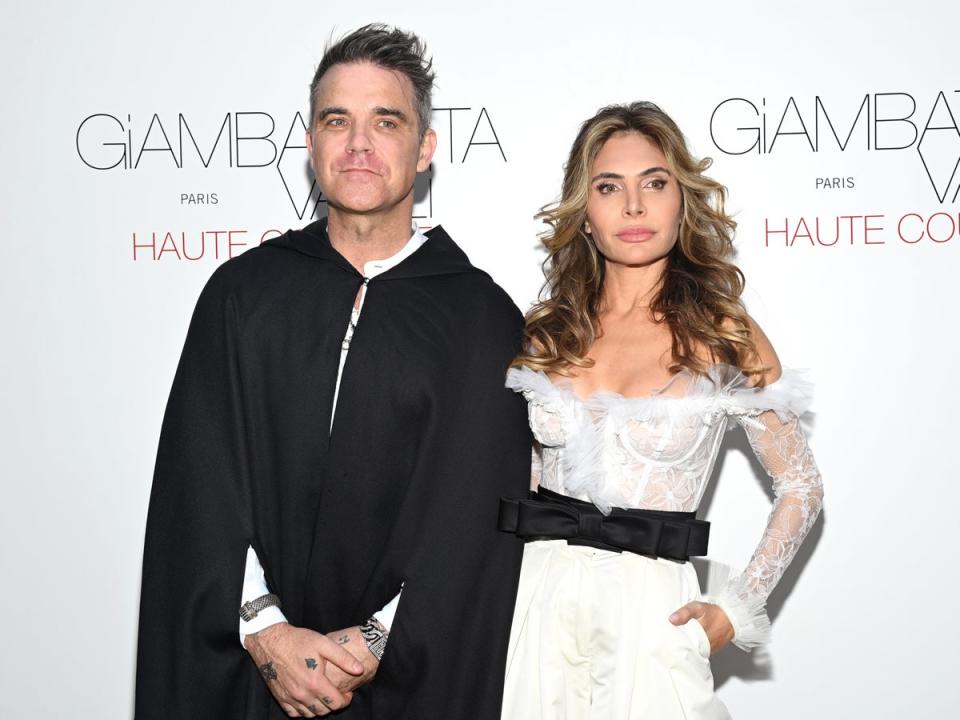 Robbie Williams and Ayda Field Williams met in 2006 and married in 2010 (Getty Images)