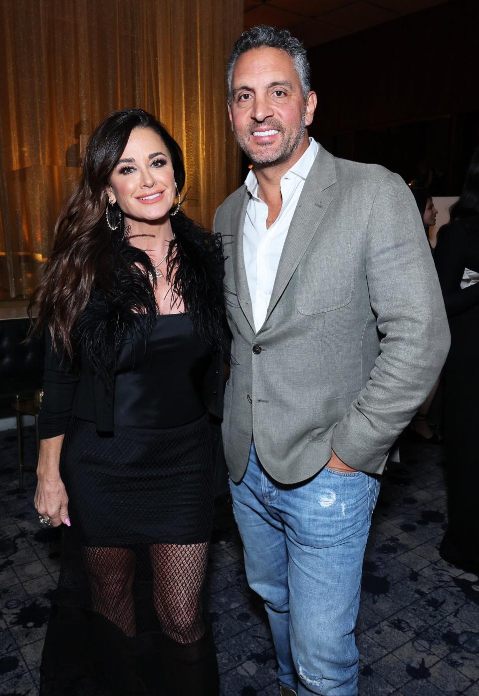 Kyle Richards, The Real Housewives of Beverly Hills on Bravo; Mauricio Umanksy