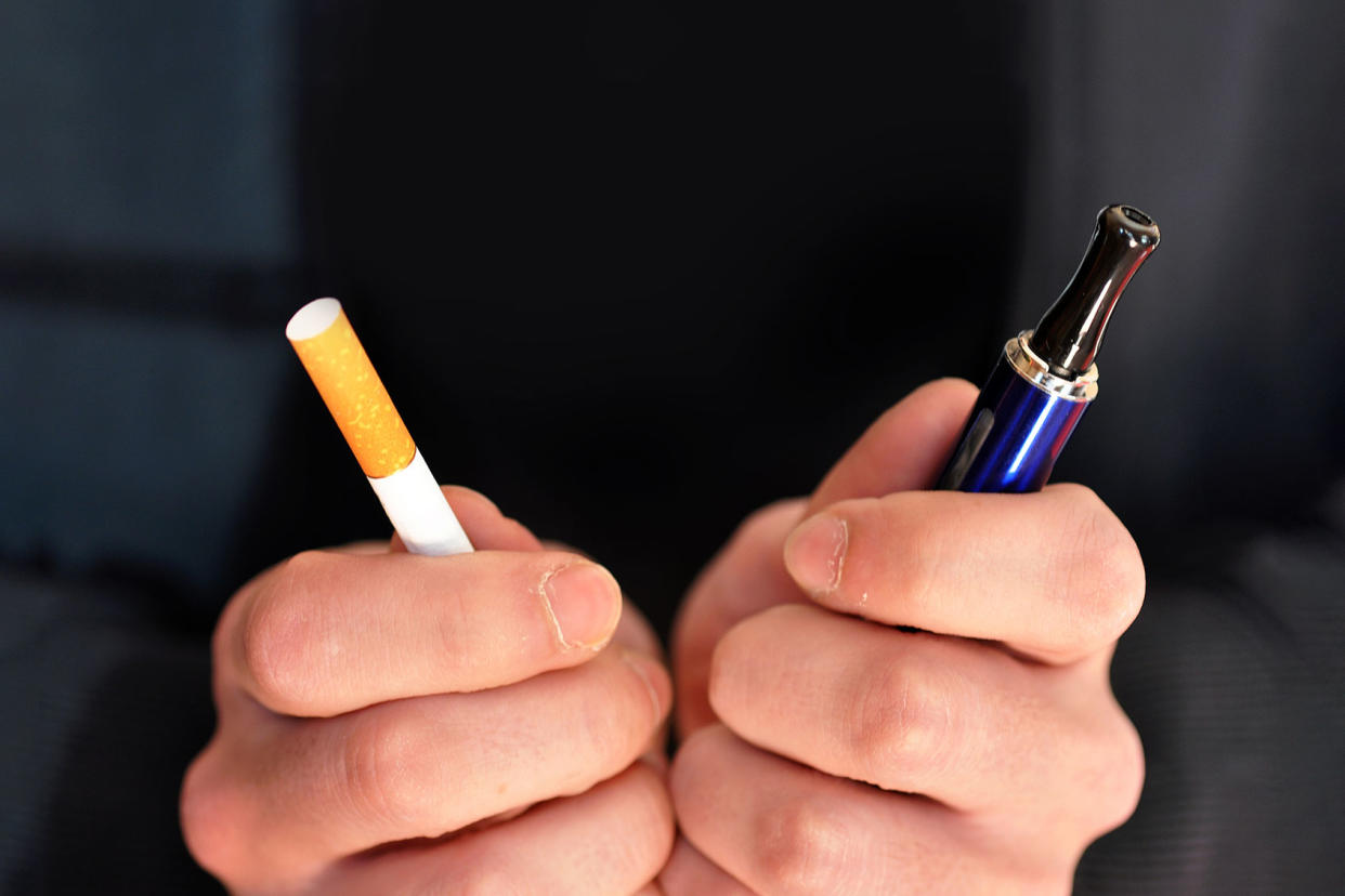 Cigarette and E-Cigarette Getty Images/Martina Paraninfi