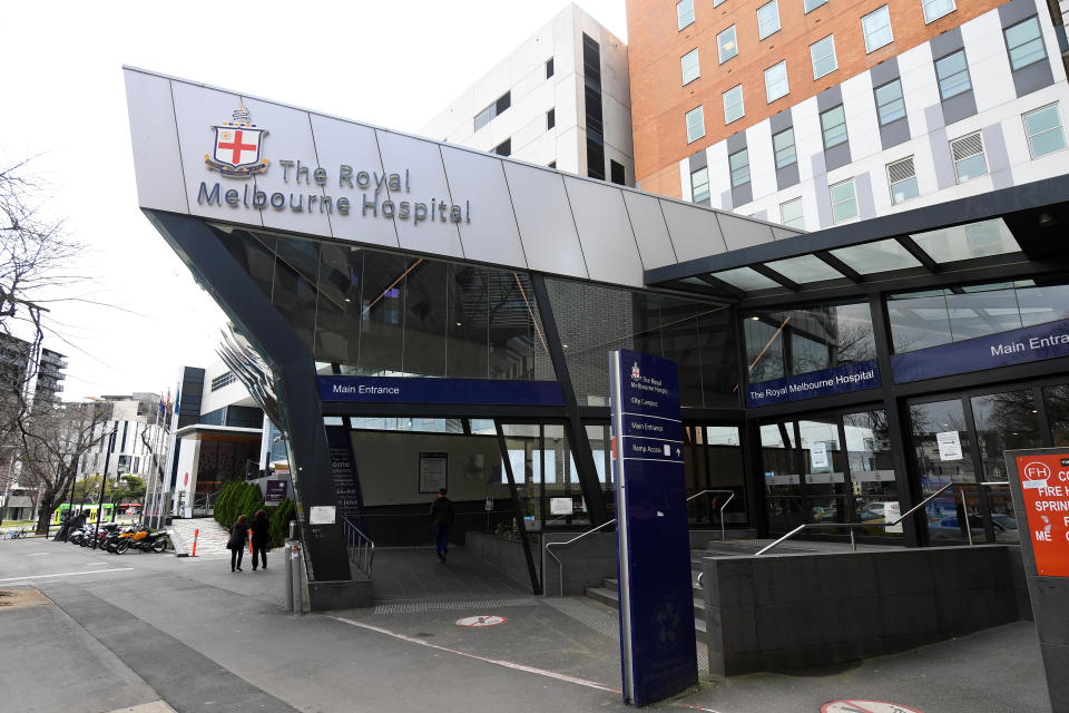 A doctor at The Royal Melbourne Hospital was slapped with a parking fine after treating patients all day amid the coronavirus pandemic. Source: AAP