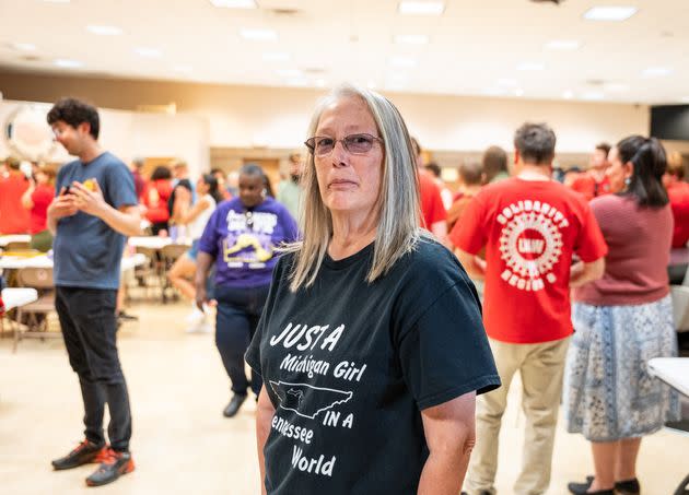 Volkswagen employee Patricia McFarland said she's 56 years old and never worked so hard in her life.