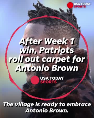 After Week 1 win, Patriots roll out carpet for Antonio Brown