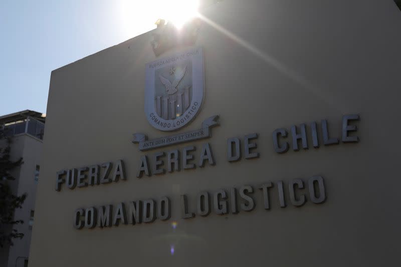 A view of an air force base in Santiago