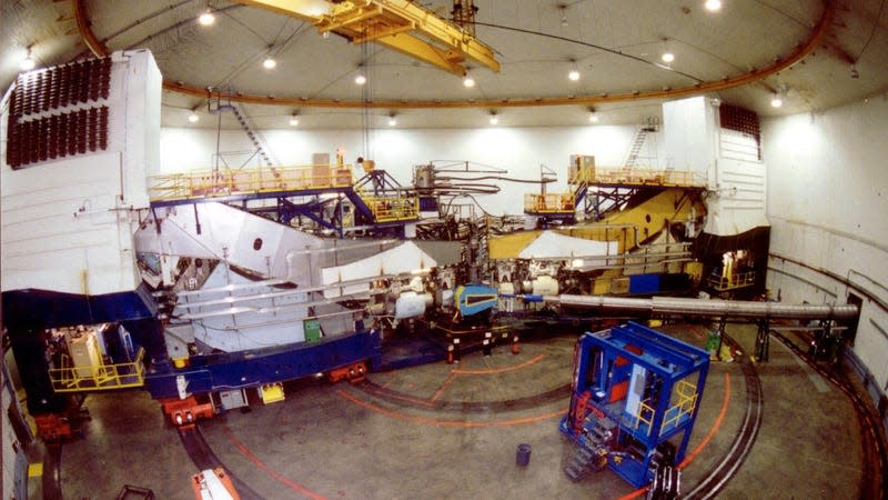 Hall A at Thomas Jefferson National Accelerator Facility.