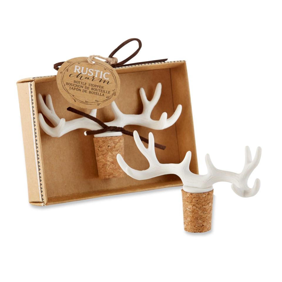 Kate Aspen Rustic Charm Antler Bottle Stopper