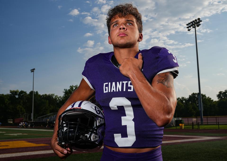 Ben Davis's Thomas Gotkowski poses for a photo Wednesday, July 26, 2023, at Brebeuf Jesuit Preparatory School in Indianapolis.  