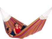 <p>Swing and laugh all day long with this great hammock from Larry Adler Ski and Outdoo, RRP. $79.90 from www.westfield.com.au</p>