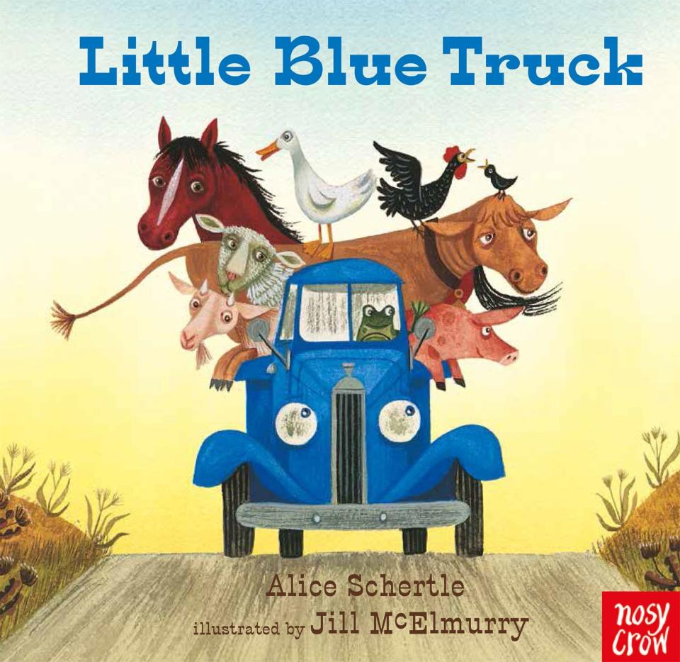 The first in a series by the same title, "Little Blue Truck" is all about unlikely friendships and the beauty of helping others. <i>(Available <a href="https://www.amazon.com/Little-Blue-Truck-board-book/dp/0544568036" target="_blank" rel="noopener noreferrer">here</a>)</i>