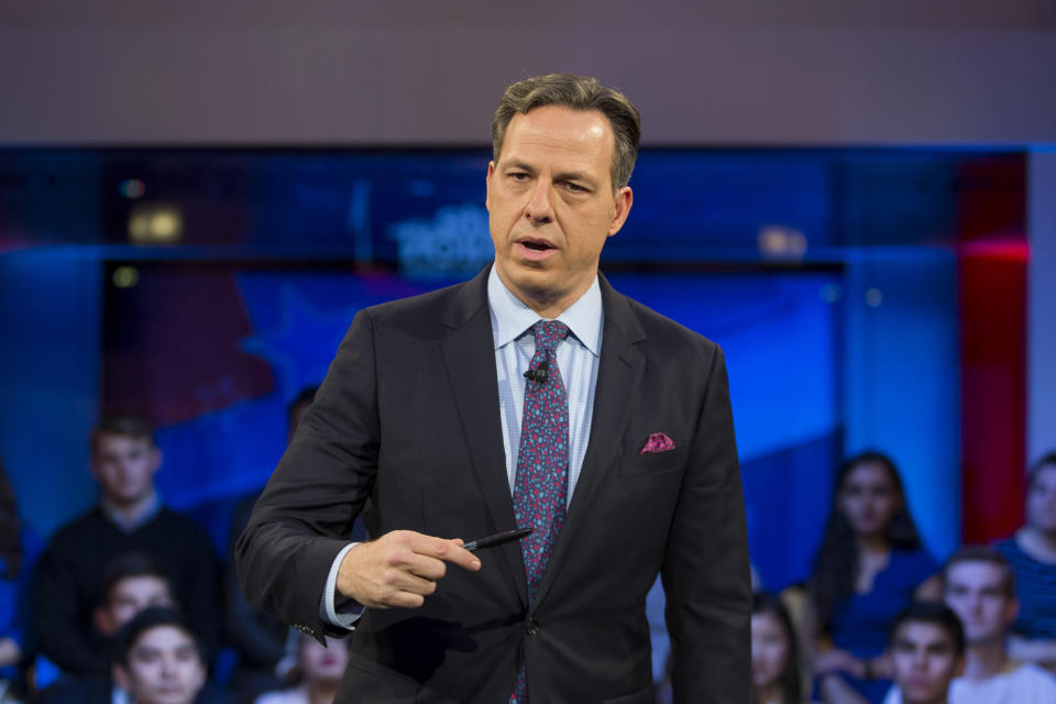 Jake Tapper (pictured in 2016) called out Trump's handling of the coronavirus pandemic. (Photo: Scott Eisen/Getty Images)