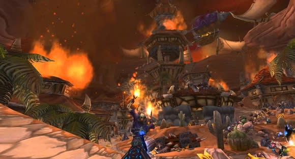 Orgrimmar burns