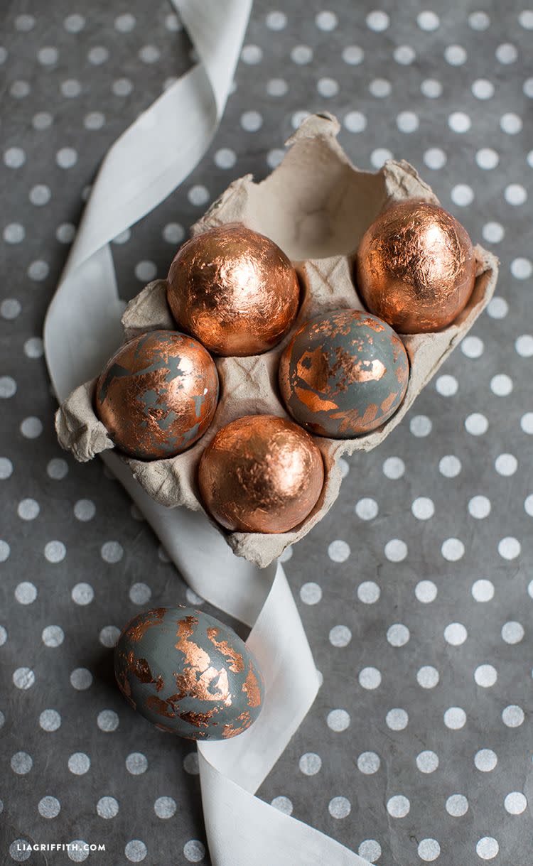 Copper Foil Easter Eggs