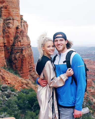 <p>Witney Carson Instagram</p> Witney Carson and Carson McAllister.