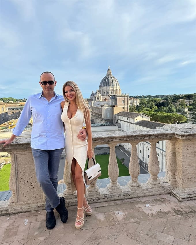 Risto Mejide y Natalia Almarcha juntos en Roma 