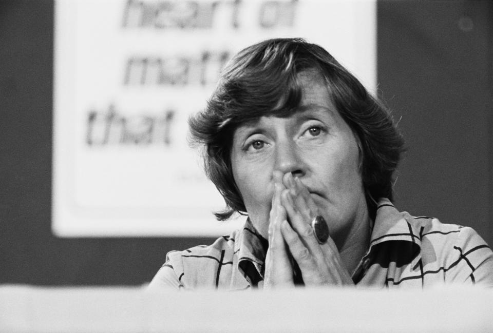 Williams at the Labour conference in 1976Getty