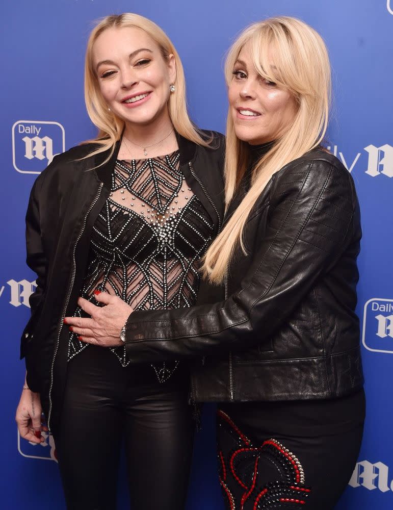 Lindsay Lohan and Dina Lohan | Stephen Lovekin/Shutterstock