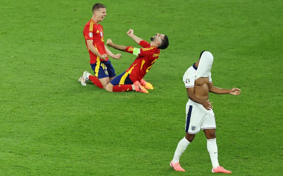 Spain celebrate