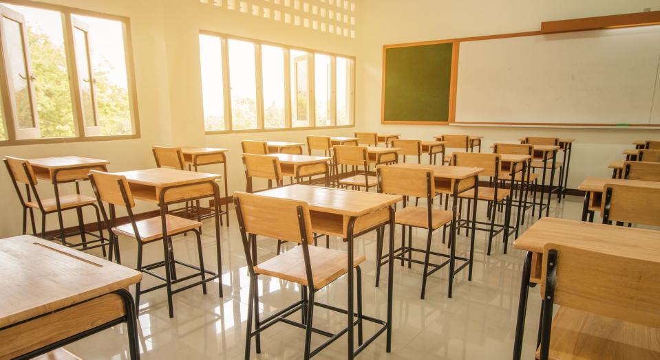 A classroom is pictured in this file photo.