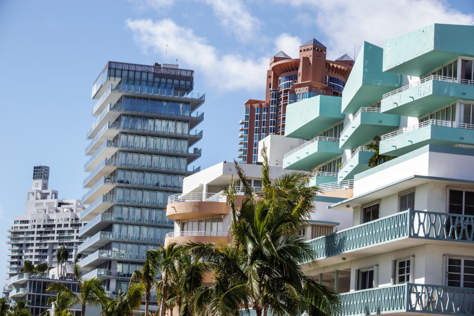 Florida, Miami, South Beach, Hotels and luxury condos. (Photo by: Jeffrey Greenberg/Universal Images Group via Getty Images)
