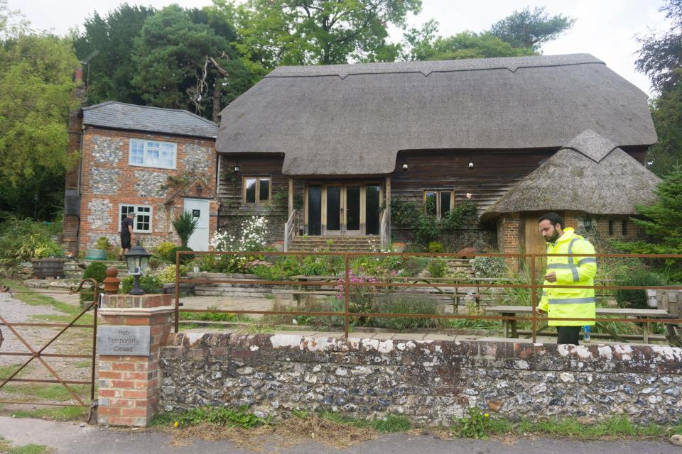 Russell Brand's pub is currently closed  in South Oxfordshire, UK