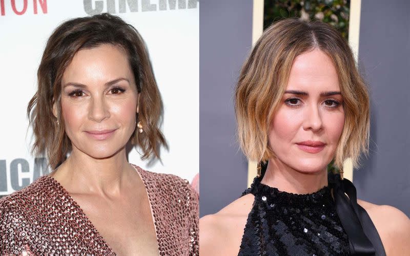 Embeth Davidtz and Sarah Paulson