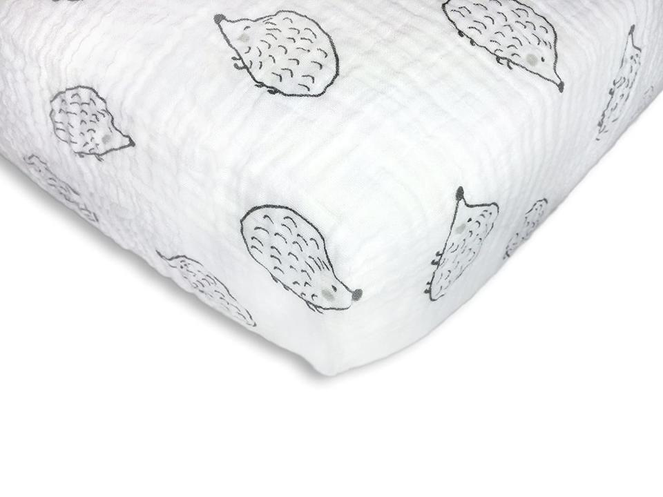 SwaddleDesigns Cotton Muslin Fitted Crib Sheet