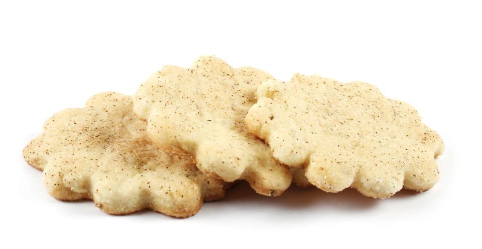 <p>New Mexico is completely unique when it comes to the state's most iconic cookie. Bizcochito — crispy cookies laced with cinnamon and anise — were created here, and the star- and moon-shaped treats are a mainstay at pretty much any celebration you can think of.</p><p>Get the recipe from <a href="http://www.sweetleisure.com/2011/03/bizcochitos/" rel="nofollow noopener" target="_blank" data-ylk="slk:Sweet Leisure;elm:context_link;itc:0;sec:content-canvas" class="link ">Sweet Leisure</a>.</p>