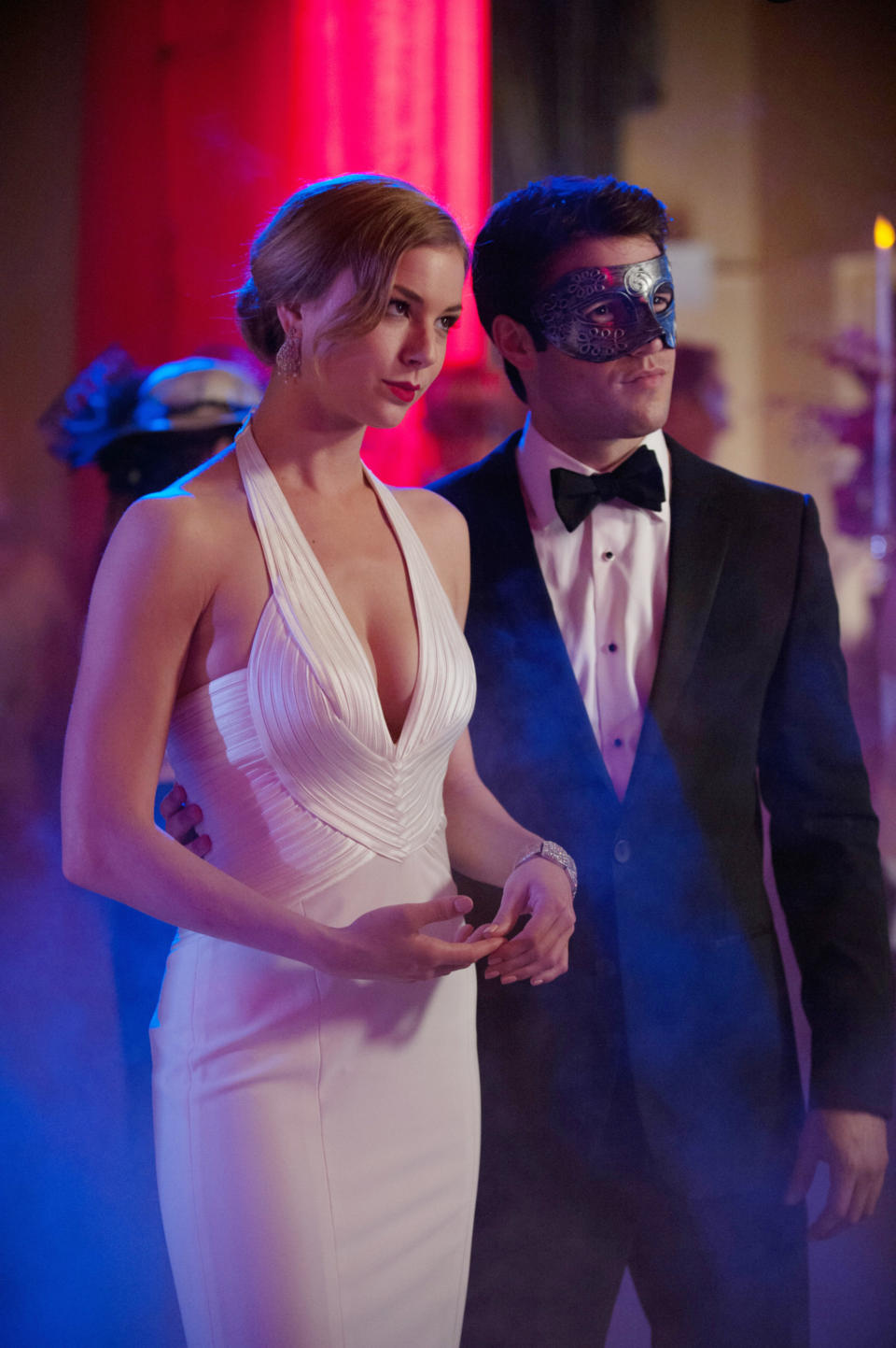 They're at a masquerade ball