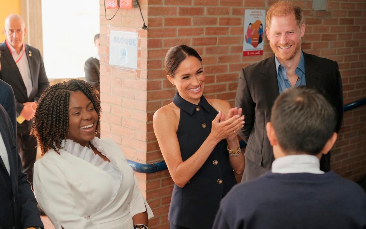 Colombia's vice-president called Harry and Meghan a 'symbol of resistance'